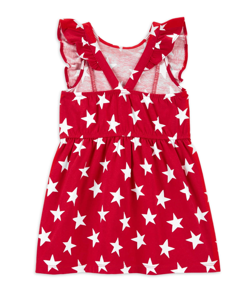 4th of july dress - embroidered custom name
