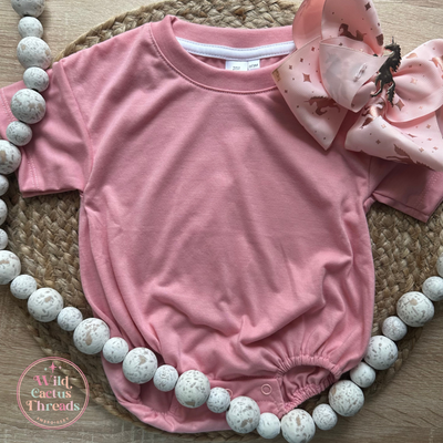 Embroidered Name simple - Infant Bubble romper