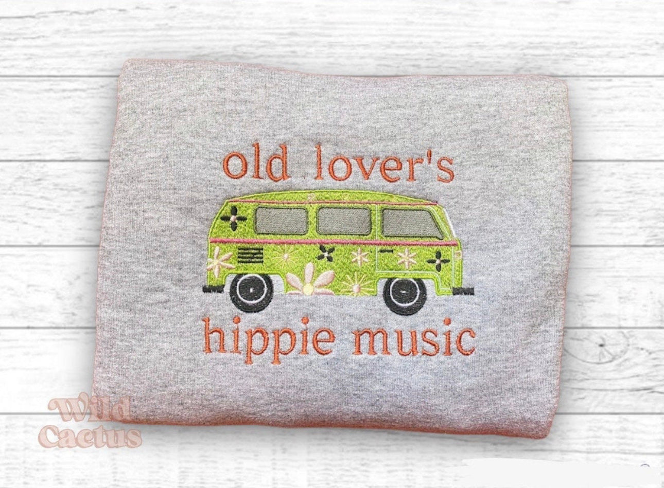 Old lovers hippie music - Harry styles inspired crewneck
